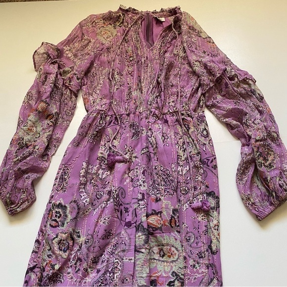 Hemant & Nandita mavi long sleeve Jumpsuit in orchid size XS - Picture 6 of 14